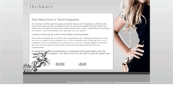 Desktop Screenshot of elitefrenchescort.com
